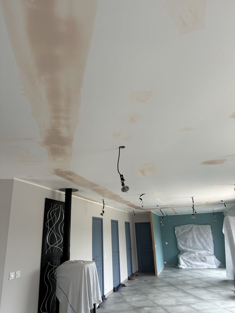Rattrapage de bande et mise en peinture